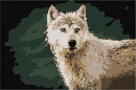 Pepita Needlepoint kit: Coastal Wolf, 10&quot; x 7&quot; - $50.00+