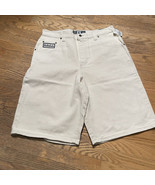 NWT Vtg BHPC White Jean Shorts Wide Leg Sz 36 Beverly Hills Polo Club Ba... - $513.30 MXN