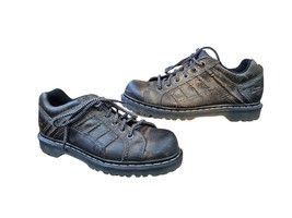 Dr Martens Keith Brown Distressed Oxford Shoes Men&#39;s 9 M Ladies 10 - $826.74 MXN