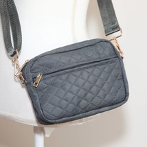 Sophie Quilted Crossbody Gray - $583.81 MXN