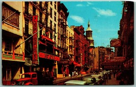 Chinatown Street View New York NY NYC UNP Unused Chrome Postcard I2 - £5.48 GBP