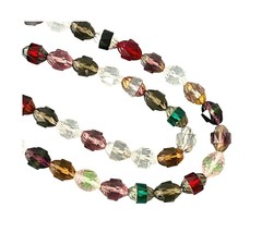 25 Preciosa Czech Glass Assorted Color Mix 10mm Faceted Turbine Cathedral Beads - £3.94 GBP