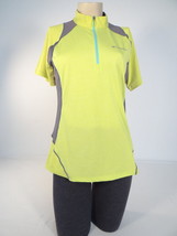 Columbia Sportswear Omni Freeze Zero Green 1/4 Zip Short Sleeve Shirt Womens NWT - £42.95 GBP