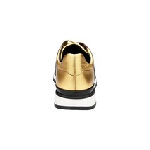 Belvedere Sneakers Blake Genuine Ostrich and Soft Italian Calf Black Gold 33629 image 3