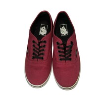 Vans Authentic Burgundy Low Top Women’s Size 8.5 Mens Size 7 Shoes Sneakers - $30.00