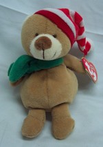 Ty Jingle Beanies Mini Holiday Teddy Bear Ornament 5" Stuffed Animal 2006 New - £11.65 GBP