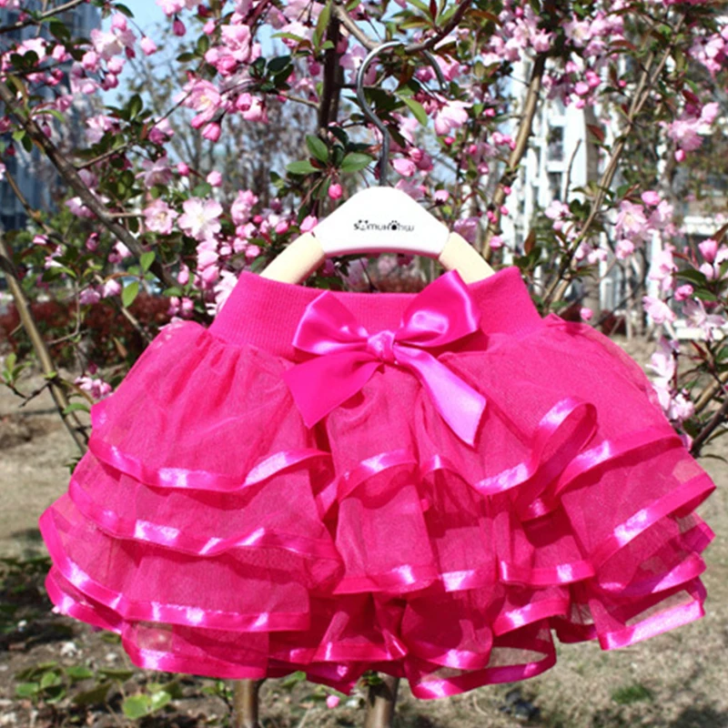 Sporting Princess Summer Party Ball Gown Toddler Girls mini tutu Skit 4 Layered  - £18.48 GBP