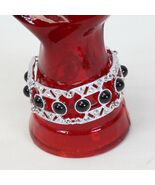 Women Silver Bracelet With Black Rinestones 7 1/4&quot; Long - €7,56 EUR