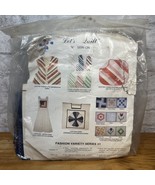 Let’s Quilt Fashion Variety Series #1 San Antonio TX VTG Quilt Kit Sealed - $24.26