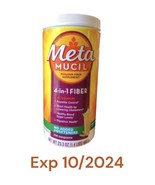 Metamucil Fiber Supplement Original Smooth  Powder no added sweetners 23... - $1,029.62 MXN