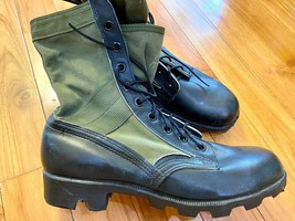 NEW 1985 GENUINE US MILITARY JUNGLE BOOTS - SIZE 11R - $350.63