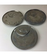 Cuisinart DLC-7 Set Of 3 Food Processor Discs DLC-034 DLC-037 DLC-044 Used - $26.73