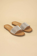 JUSTICE-S Rhinestone Slides - $25.75