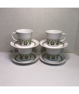 4 Cups and Saucers Noritake Palos Verde 6&quot; - £27.25 GBP
