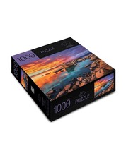 Sunset Jigsaw Puzzle 1000 Piece Lake 27" x 20" Durable Fit Pieces Leisure  image 2