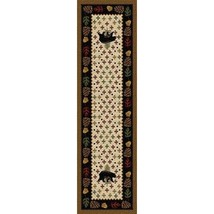 Rustic Bear Patchwork Natural Area Rug - $276.81 CAD - $1,384.84 CAD