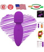 Portable Mini Wand Massager - Rechargeable &amp; Waterproof for Ultimate Rel... - $58.52 CAD