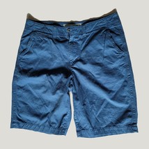 American Eagle Outfitters Men Size 38 Extra Long Shorts Blue 100% Cotton 23&quot; ove - £13.10 GBP