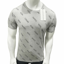 Nwt Calvin Klein Msrp $51.99 Men&#39;s Light Gray Crew Neck Short Sleeve T-SHIRT Xl - $20.39