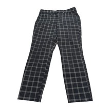 Old Navy Dress Pants Women&#39;s 6 White Black Check Pixie Never-Fade High-Rise - $24.66