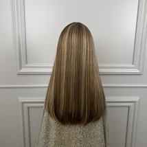 Certified European Hair highlights Jewish wig/Straight highlights Jewish wig - £1,151.49 GBP