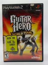 Guitar Hero: World Tour (Sony PlayStation 2 PS2, 2008) 100% Complete Good Cond. - £12.65 GBP