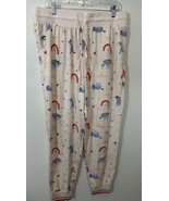 Disney Store Winnie The Pooh Eeyore Rainbow Star Pajama Sleep Lounge Pan... - $40.99 CAD