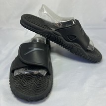 Speedo Sandals Slides Men&#39;s Size 12-13 XL Heavy Black Rubber - £18.65 GBP