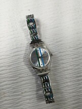 Swatch Watch JUICY DANCE Womens Stainless Steel clear green blue wristwatch - $45.00