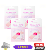 4 X Carnation Footcare Corn Caps 5&#39;s Medicated Plasters - $689.99 MXN