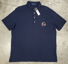 Polo Ralph Lauren &quot;Regatta&quot; Polo Shirt Navy Knit - £28.03 GBP