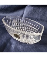 Princess House Highlights Lead Crystal Buffet Utensil Spoon Fork Rest Ho... - $12.86