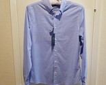 TOMMY HILFIGER  Th Tech No-Tuck Slim Fit Stretch LSleeve Dress Shirt Blu... - $31.19