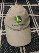 John Deere snapback tan logo trucker hat - £7.00 GBP