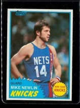 Vintage 1980-81 FLEER Basketball Trading Card #80 MIKE NEWLIN New York Knicks - £3.88 GBP