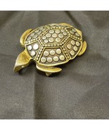 Vintage Tortoise Turtle Brooch Pendant - $33.30