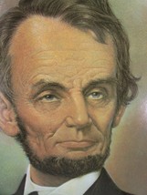 Vintage President Abraham Lincoln Poster Sam J. Patrick  52700 - £15.58 GBP