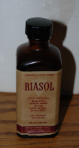 Vintage Riasol Brown Bottle Shield Laboratories Detroit Michigan Adverti... - £19.53 GBP