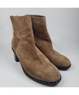 Rag &amp; Bone Willow Studded Tan Suede Ankle Boots Booties Boho - size 36/6... - $61.54 CAD