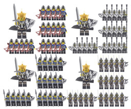 198pcs Black Eagle Knights Army Soliders Collection Minifigures Toys - $18.78+