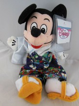 Mickey Mouse In Japanese Kimono Beanbag The Disney Store Mint With Tag 9... - $11.08