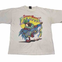 Jimmy Buffet Shirt Adult 2XL Carnival Tour Giant Tag Thrashed Single Sti... - $39.97