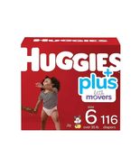 Huggies Plus Diapers, Size 6 (35+ Pounds), 116 Count - $63.70