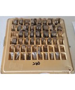 New Hermes Old Style Brass Engraving Font 260 pcs Upper &amp; Lower Engravog... - $259.03 CAD