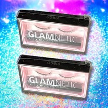 Lot Of 2 GLAMNETIC Virgo Magnetic Lashes + Magnetic Liner New In Box RV $135.96 - £63.30 GBP