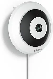 REOLINK PoE IP Fisheye Camera with 360 View, 6MP Indoor Camera for Home/... - £188.22 GBP