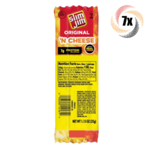 7x Packs Slim Jim Original &#39;N Cheese Snack Sticks | 1.15oz | 7G Protein - €19,47 EUR