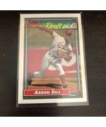 1992 Topps Baseball Major League Draft Pick Aaron Sele #504 - $1.50