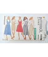 Vintage Butterick 6696 Misses Jumper Dress Fast &amp; Easy Sewing Pattern - £3.92 GBP