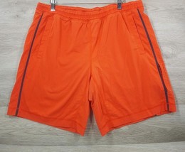 Lululemon Atletica Vintage Men Athletic Beach Shorts Orange Swim Sport Pants XL - £26.06 GBP